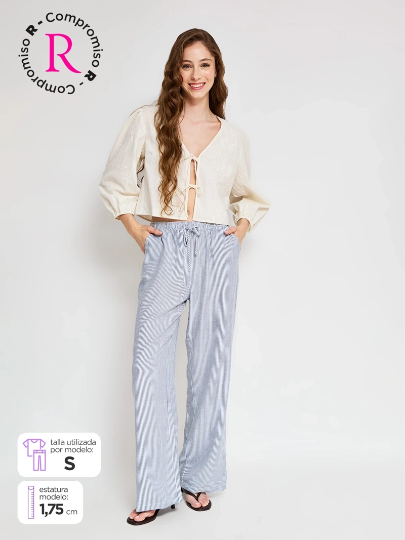 PANTALÓN MUJER INDEX LINO
