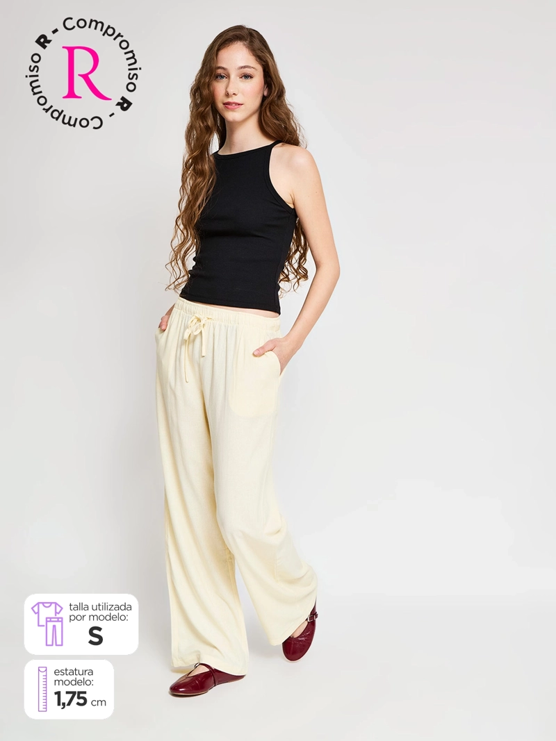 PANTALÓN MUJER INDEX LINO