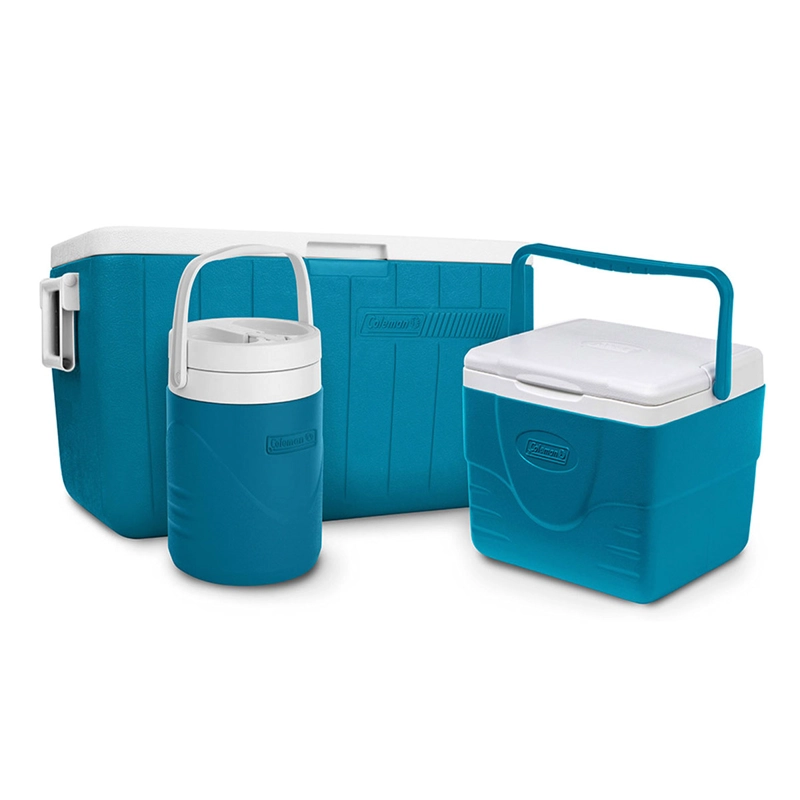 SET COOLER PORTÁTIL COLEMAN CHILLER 60QT/45LT + 9QT/8.5LT + 1GL/3.8LT - 1