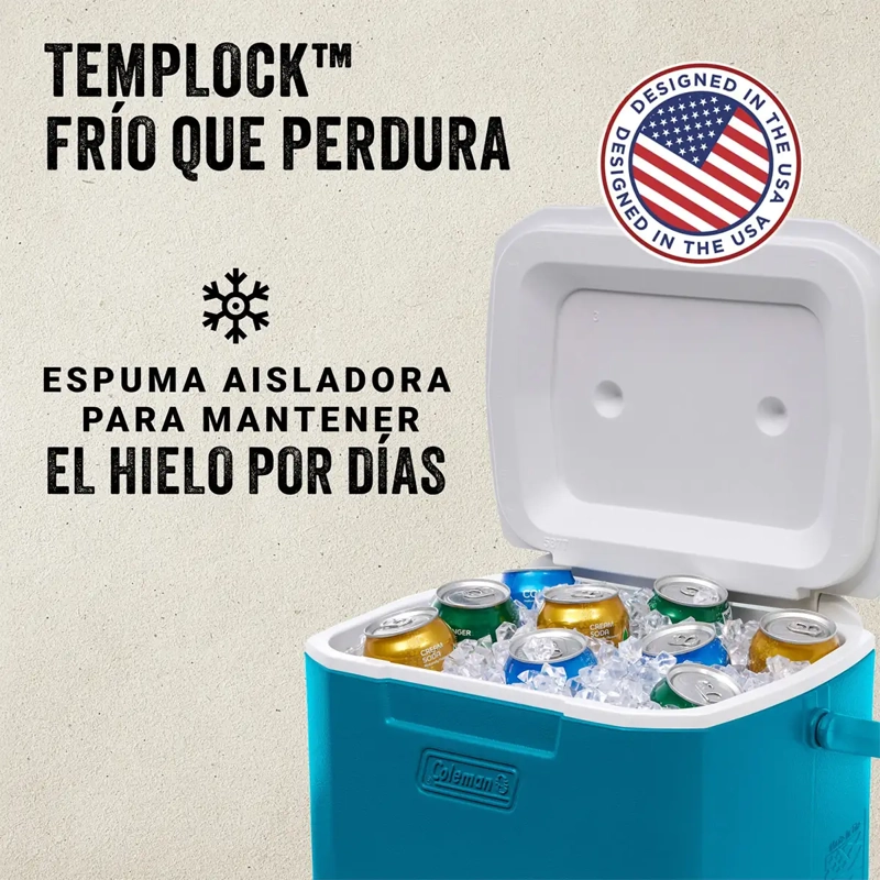 SET COOLER PORTÁTIL COLEMAN CHILLER 60QT/45LT + 9QT/8.5LT + 1GL/3.8LT - 5
