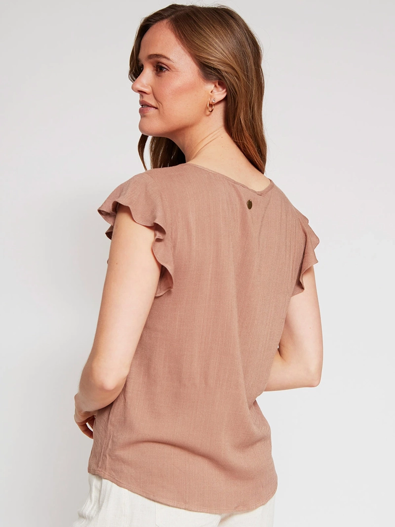 BLUSA MUJER REGATTA MANGA CORTA BOTÓN - 2