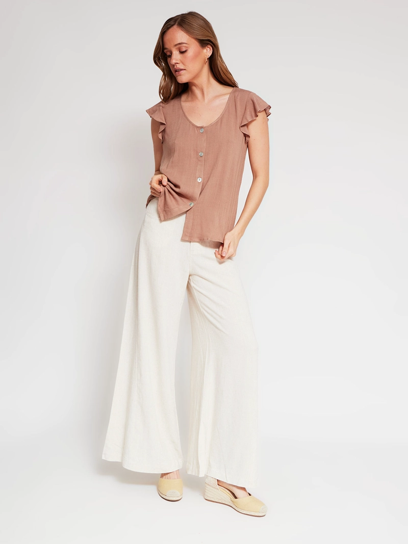 BLUSA MUJER REGATTA MANGA CORTA BOTÓN - 4