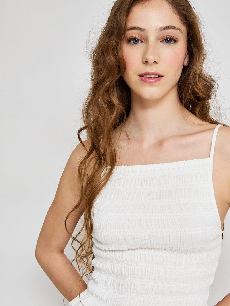 BLUSA MUJER INDEX ALGODÓN SIN MANGAS - 3