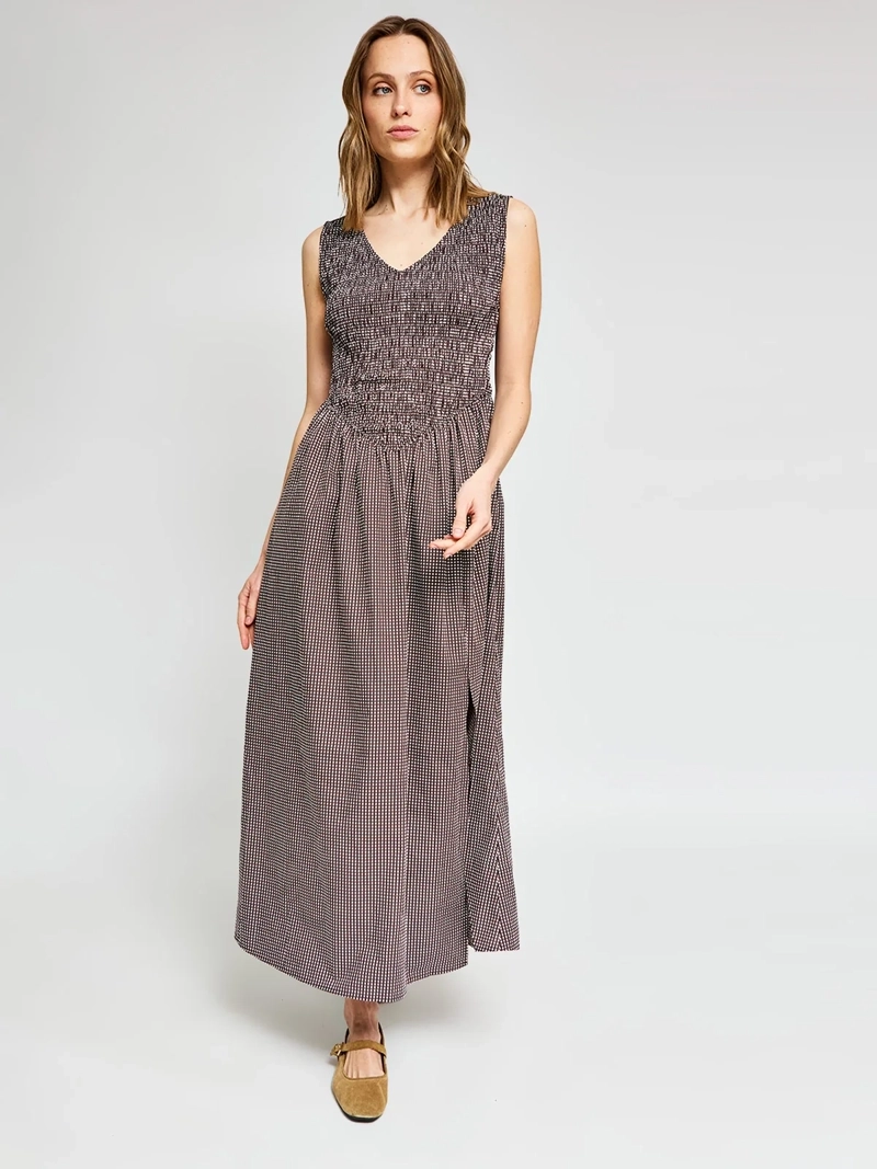 VESTIDO MUJER REGATTA ALGODÓN LARGO PANAL RAYAS - 2