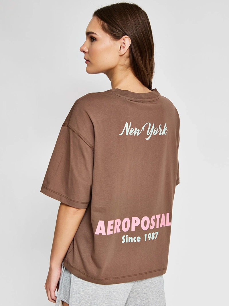 POLERA MUJER AEROPOSTALE ALGODÓN OVERSIZE - 2