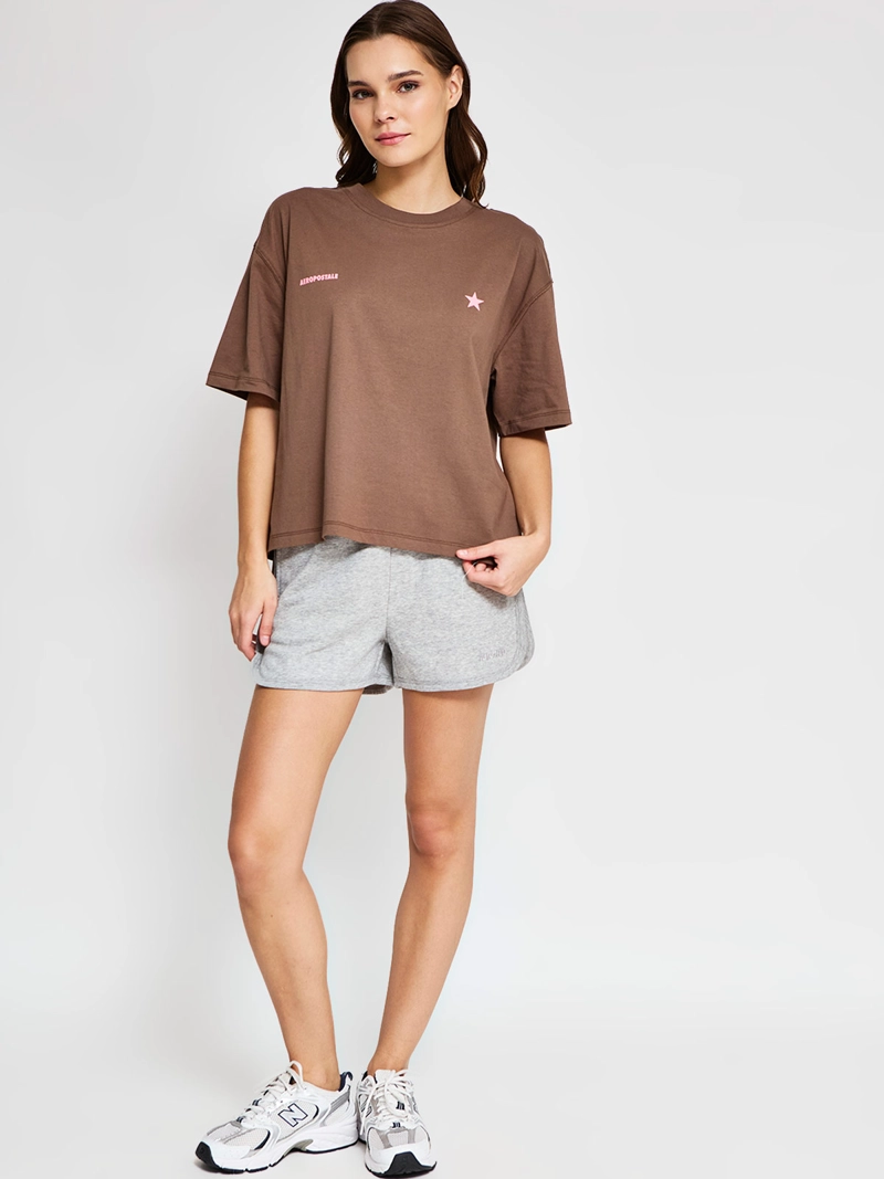POLERA MUJER AEROPOSTALE ALGODÓN OVERSIZE - 4