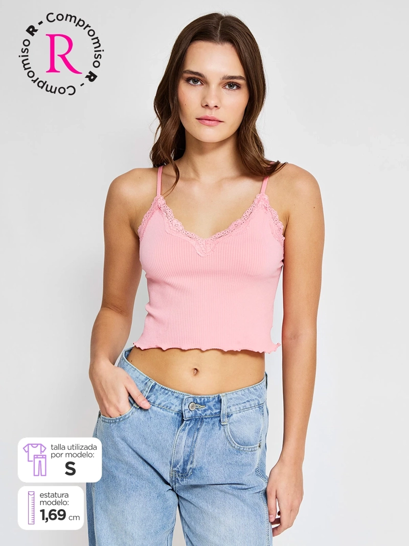 POLERA MUJER AEROPOSTALE RIB