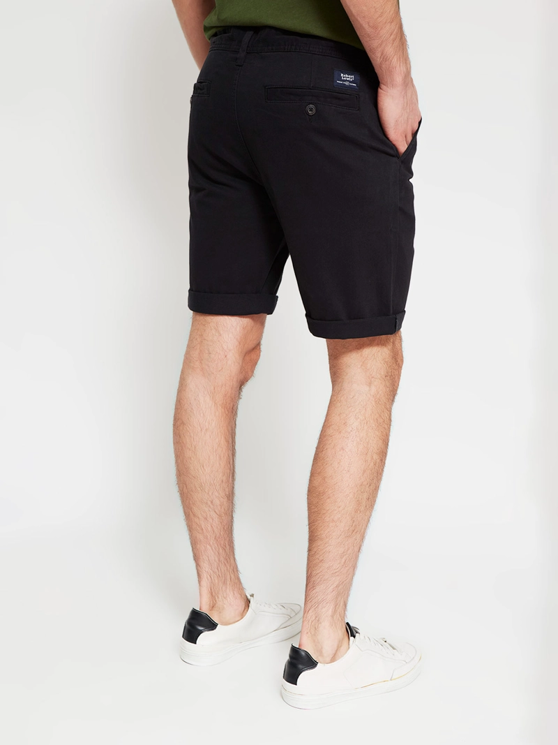 SHORT HOMBRE ROBERT LEWIS ALGODÓN CHINO LISO - 3