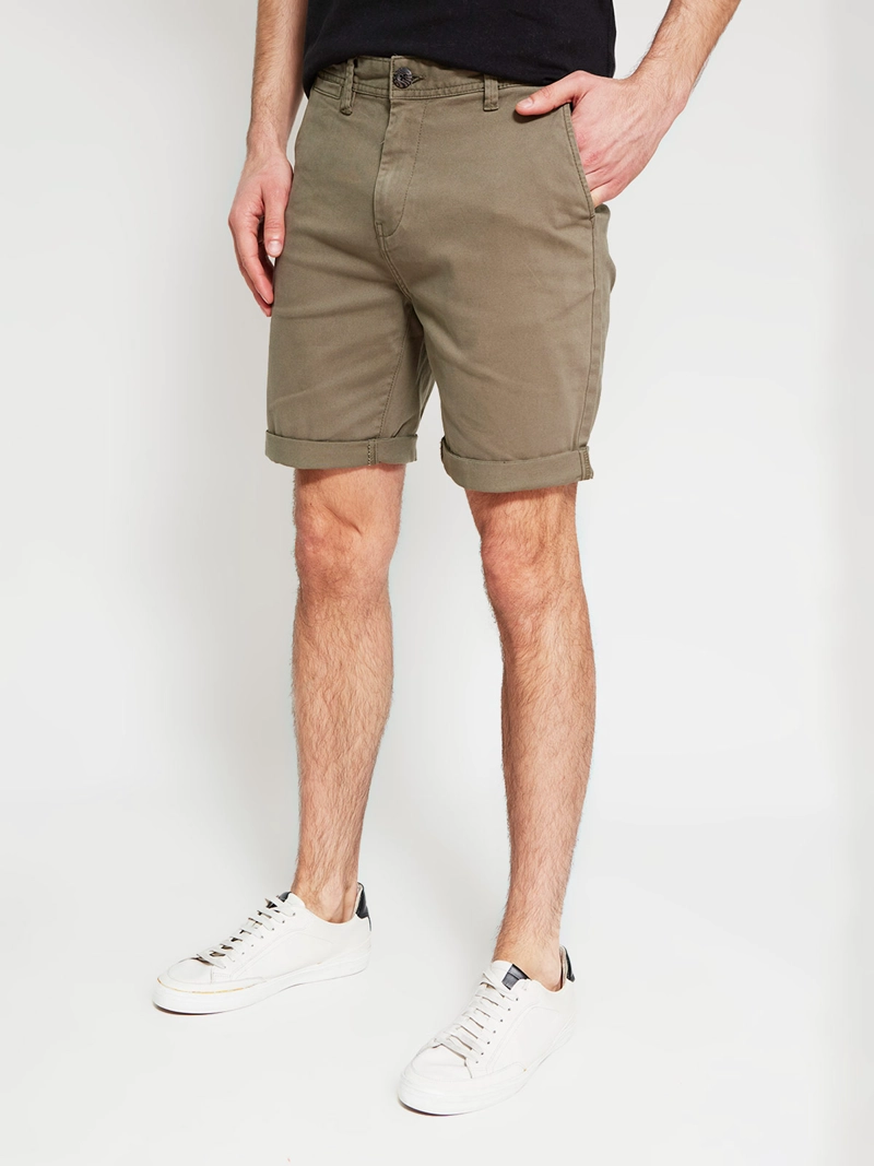 SHORT HOMBRE ROBERT LEWIS ALGODÓN CHINO LISO - 2