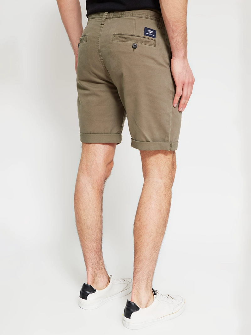 SHORT HOMBRE ROBERT LEWIS ALGODÓN CHINO LISO - 3