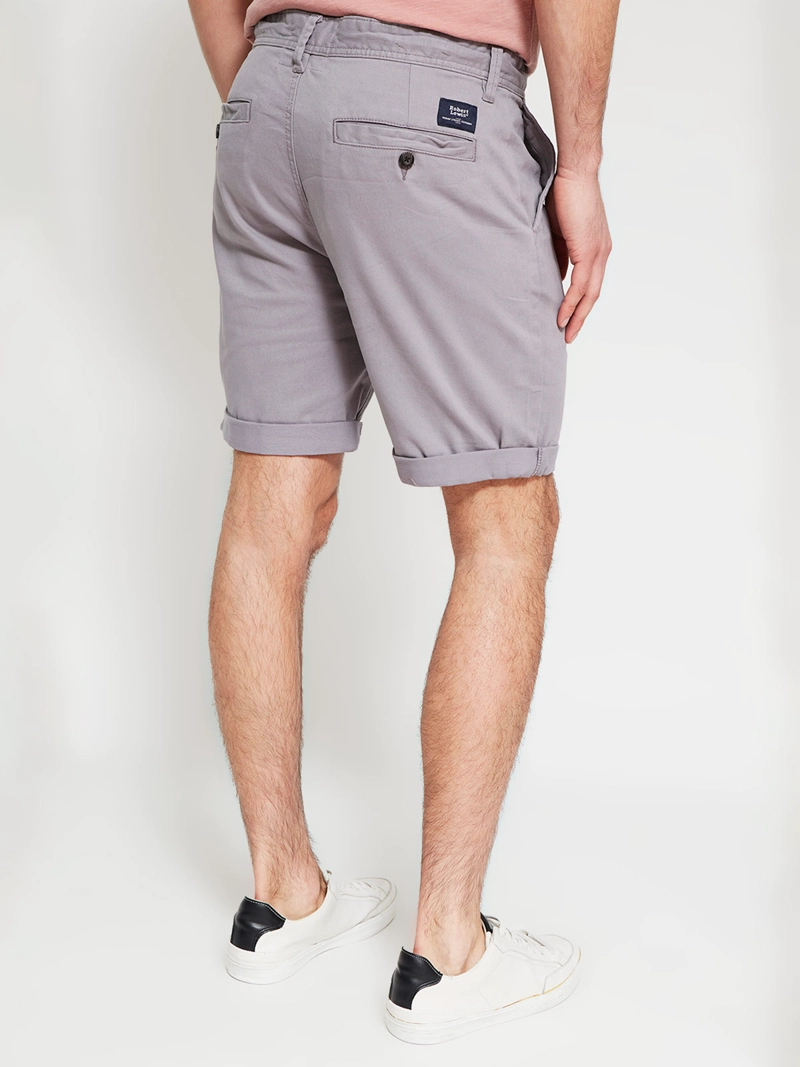 SHORT HOMBRE ROBERT LEWIS ALGODÓN CHINO LISO - 3