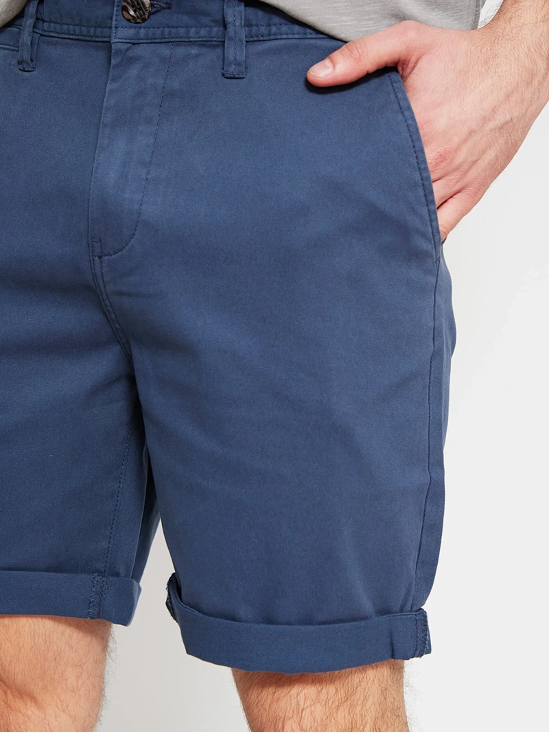 SHORT HOMBRE ROBERT LEWIS ALGODÓN CHINO LISO - 4