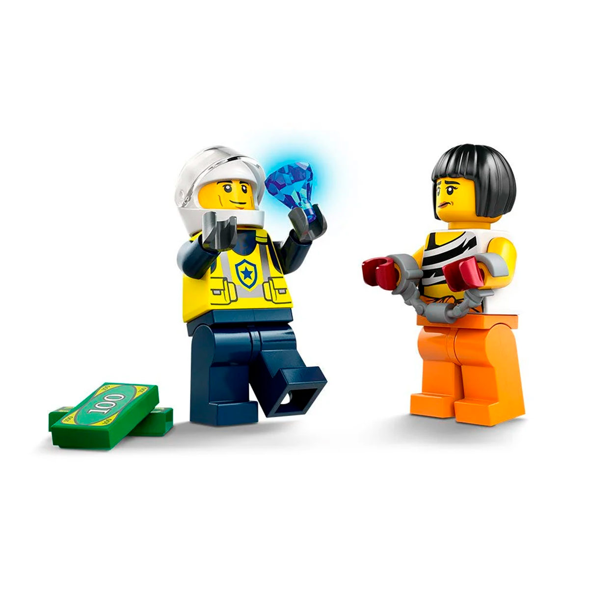 BLOQUES DE CONSTRUCCIÓN LEGO 60415 AUTO DE POLICÍA Y POTENTE AUTO DEPORTIVO - 4