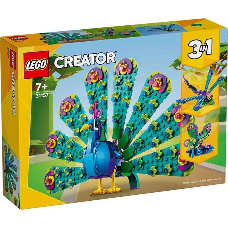 BLOQUES DE CONSTRUCCIÓN LEGO 31157 PAVO REAL EXOTICO - 2
