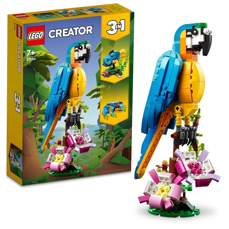 BLOQUES DE CONSTRUCCIÓN LEGO 31136 LORO EXOTICO - 1