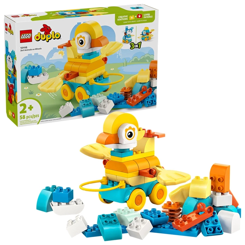 BLOQUES DE CONSTRUCCIÓN LEGO 10448 ANIMALES SOBRE RUEDAS - 1