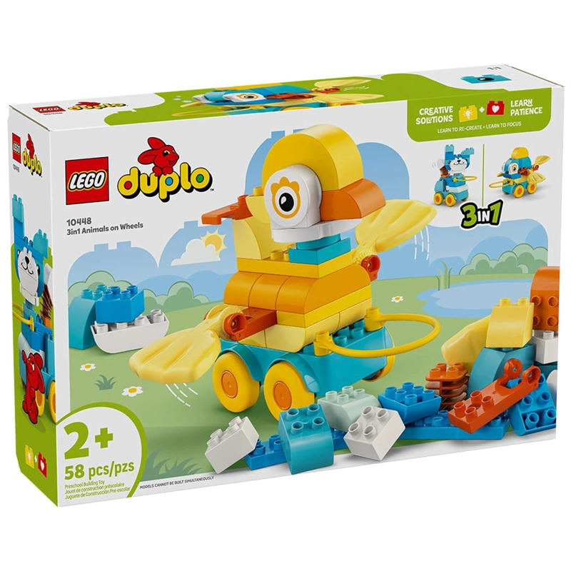 BLOQUES DE CONSTRUCCIÓN LEGO 10448 ANIMALES SOBRE RUEDAS - 2