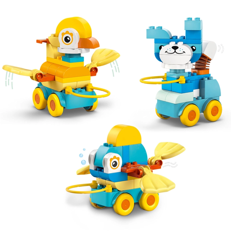 BLOQUES DE CONSTRUCCIÓN LEGO 10448 ANIMALES SOBRE RUEDAS - 4