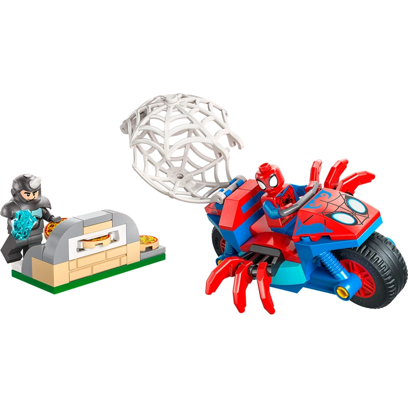 BLOQUES DE CONSTRUCCIÓN LEGO 11206 SPIDEY EN SU MOTO VS. RHINO - 1