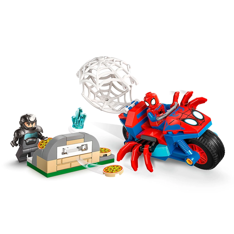 BLOQUES DE CONSTRUCCIÓN LEGO 11206 SPIDEY EN SU MOTO VS. RHINO - 3