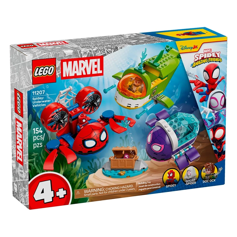 BLOQUES DE CONSTRUCCIÓN LEGO 11207 SPIDEY: VEHÍCULOS SUBMARINOS - 4