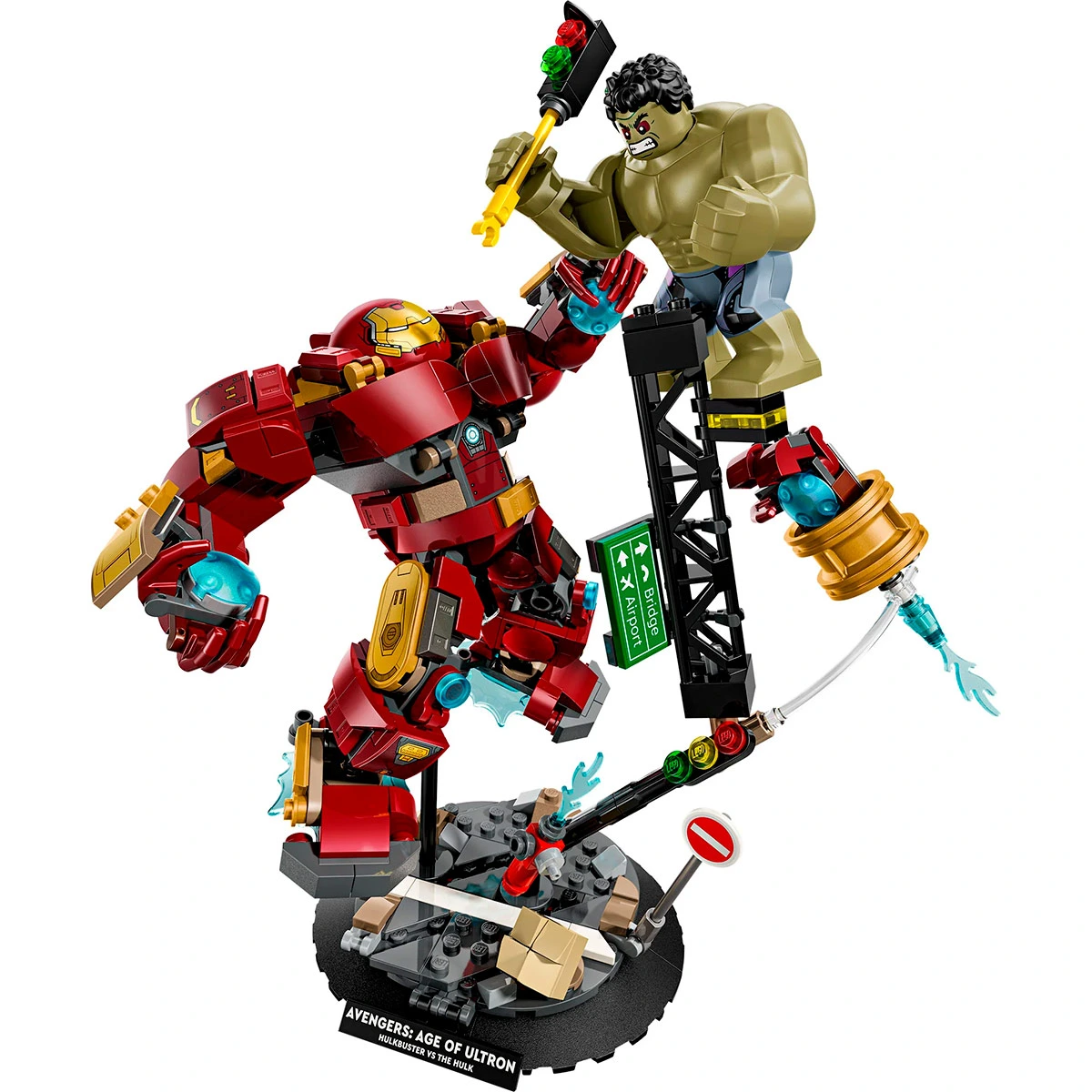 BLOQUES DE CONSTRUCCIÓN LEGO 76343 BATALLA ÉPICA: ANTI-HULK VS HULK - 2