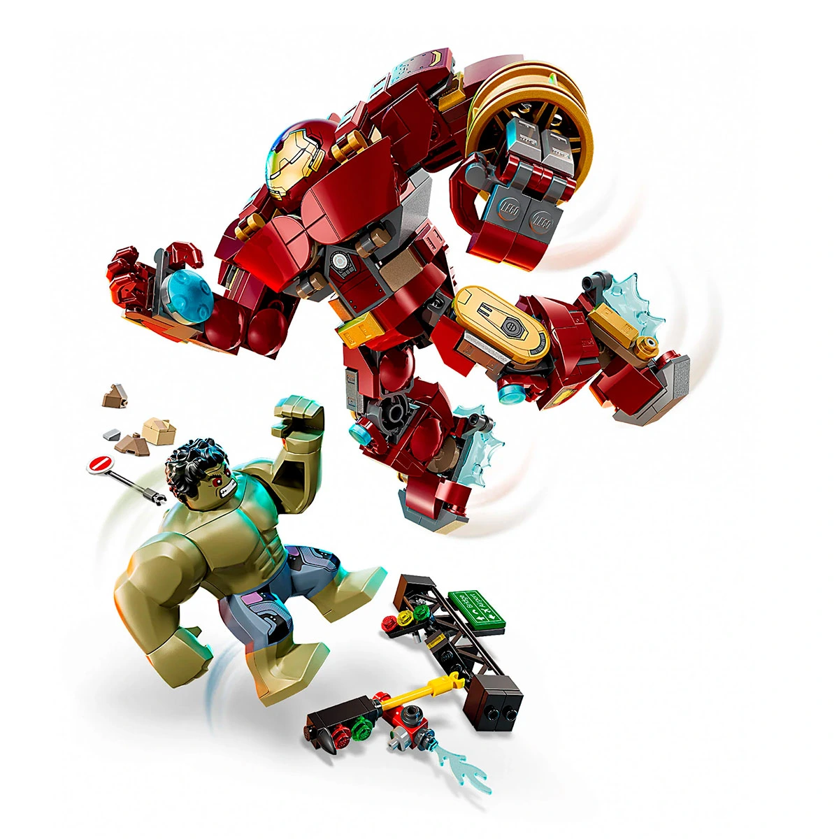 BLOQUES DE CONSTRUCCIÓN LEGO 76343 BATALLA ÉPICA: ANTI-HULK VS HULK - 3