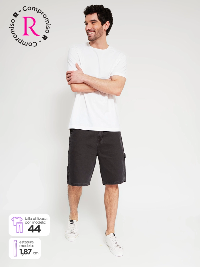 SHORT HOMBRE BARBADOS ALGODÓN DENIM CARPINTERO
