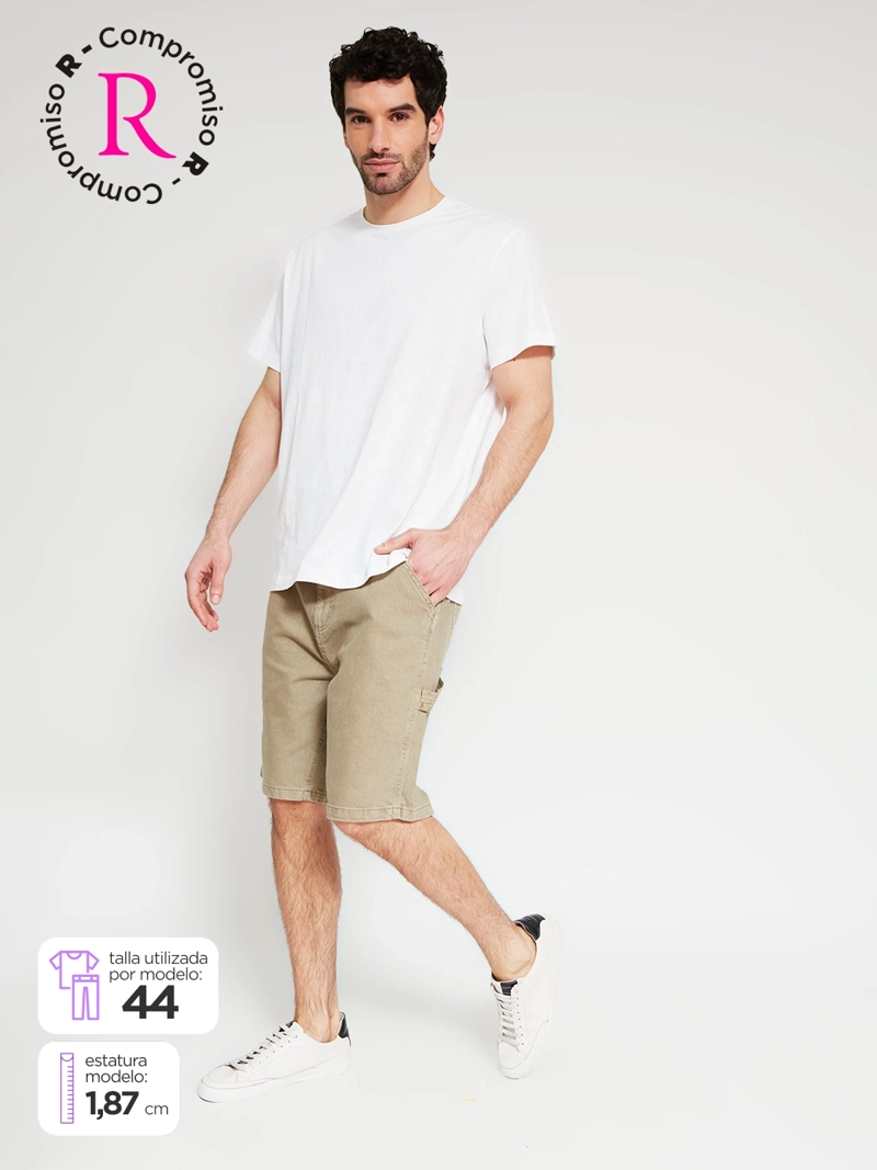 SHORT HOMBRE BARBADOS ALGODÓN DENIM CARPINTERO