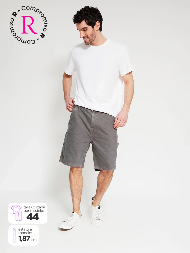 SHORT HOMBRE BARBADOS ALGODÓN DENIM CARPINTERO