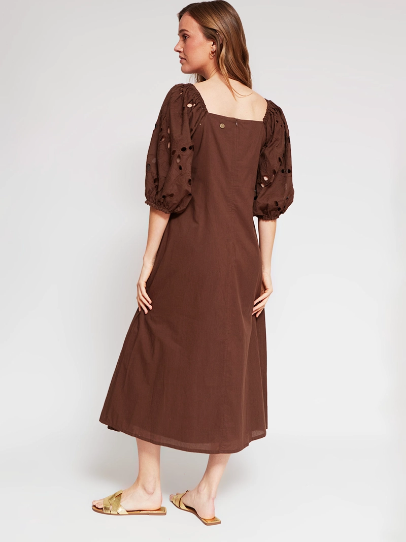 VESTIDO MUJER REGATTA ALGODÓN LARGO BRODERIE - 2