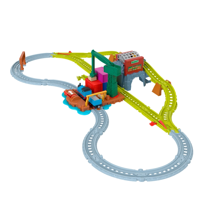 TREN THOMAS & FRIENDS PISTA MOTORIZADA DEL MUELLE DE CRANKY - 3