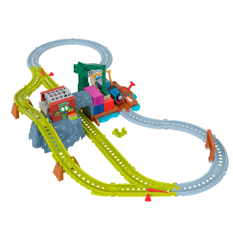 TREN THOMAS & FRIENDS PISTA MOTORIZADA DEL MUELLE DE CRANKY - 4