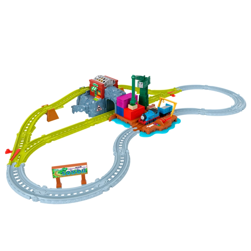 TREN THOMAS & FRIENDS PISTA MOTORIZADA DEL MUELLE DE CRANKY - 5