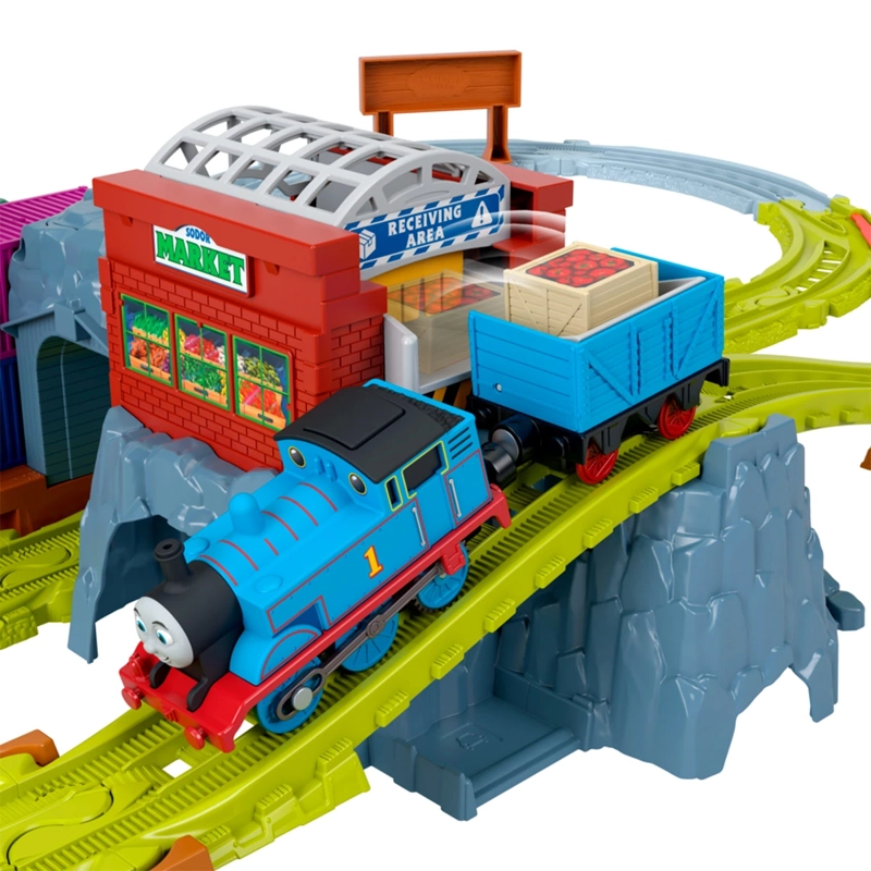 TREN THOMAS & FRIENDS PISTA MOTORIZADA DEL MUELLE DE CRANKY - 10