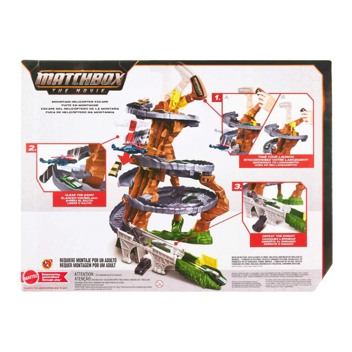PISTA DE JUGUETE MATCHBOX MOVIE PISTA ESCAPE EN LA MONTAÑA - 10