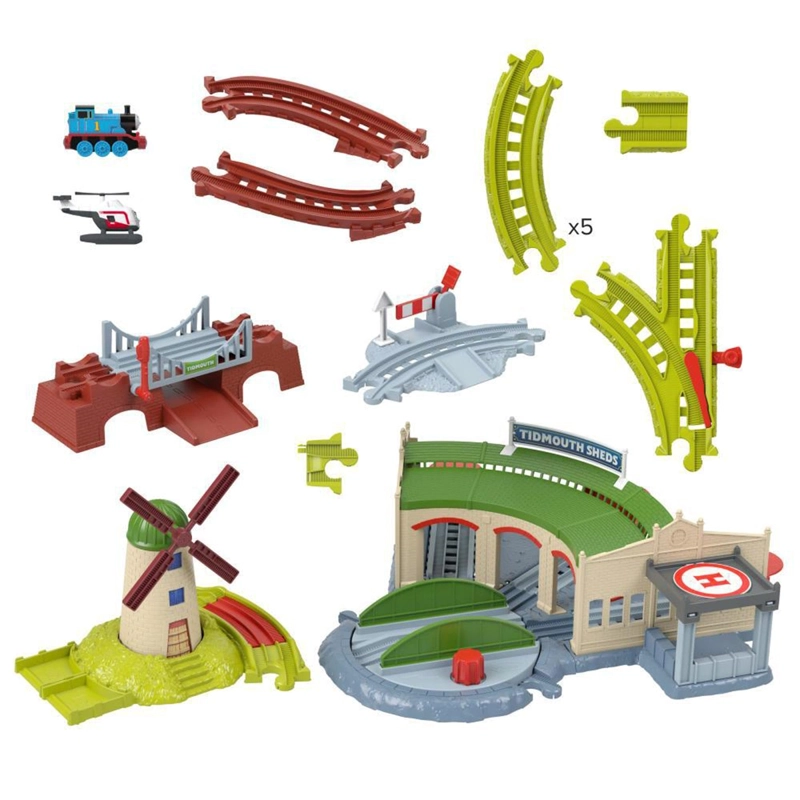 PISTA DE JUGUETE THOMAS & FRIENDS COBERTIZOS DE TIDMOUTH - 5