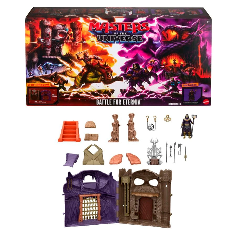 SET DE JUEGO MASTERS OF THE UNIVERSE 2 EN 1 DE ETERNIA - 2