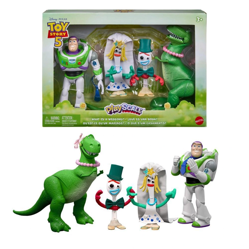 PACK FIGURAS DE ACCIÓN DISNEY PIXAR 4 PERSONAJES TOY STORY 5 7" - 1