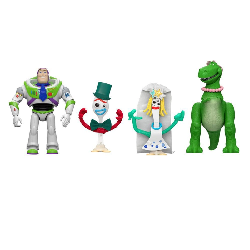 PACK FIGURAS DE ACCIÓN DISNEY PIXAR 4 PERSONAJES TOY STORY 5 7" - 2