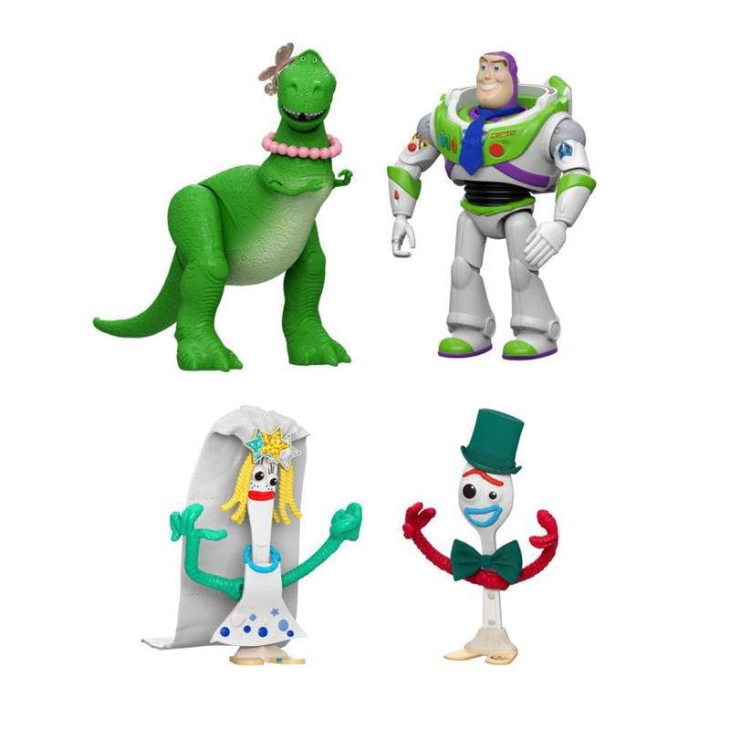 PACK FIGURAS DE ACCIÓN DISNEY PIXAR 4 PERSONAJES TOY STORY 5 7" - 3