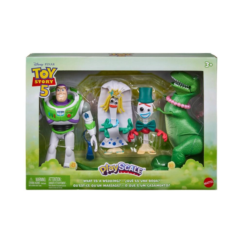 PACK FIGURAS DE ACCIÓN DISNEY PIXAR 4 PERSONAJES TOY STORY 5 7" - 9