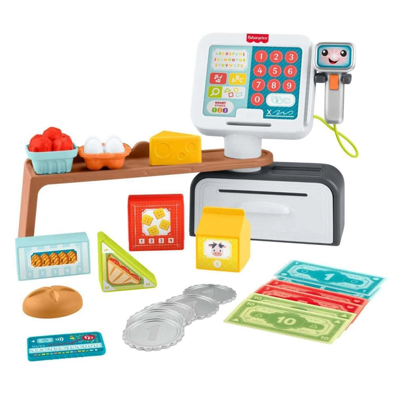 CAJA REGISTRADORA FISHER-PRICE ESCANEA Y APRENDE - 1