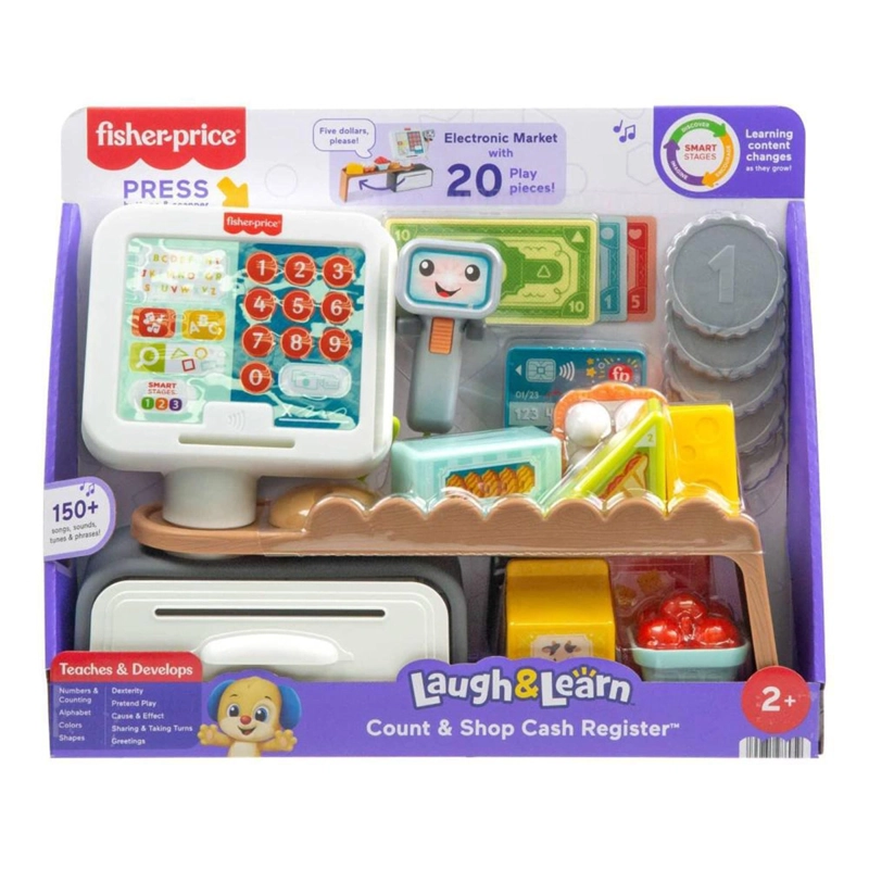 CAJA REGISTRADORA FISHER-PRICE ESCANEA Y APRENDE - 4