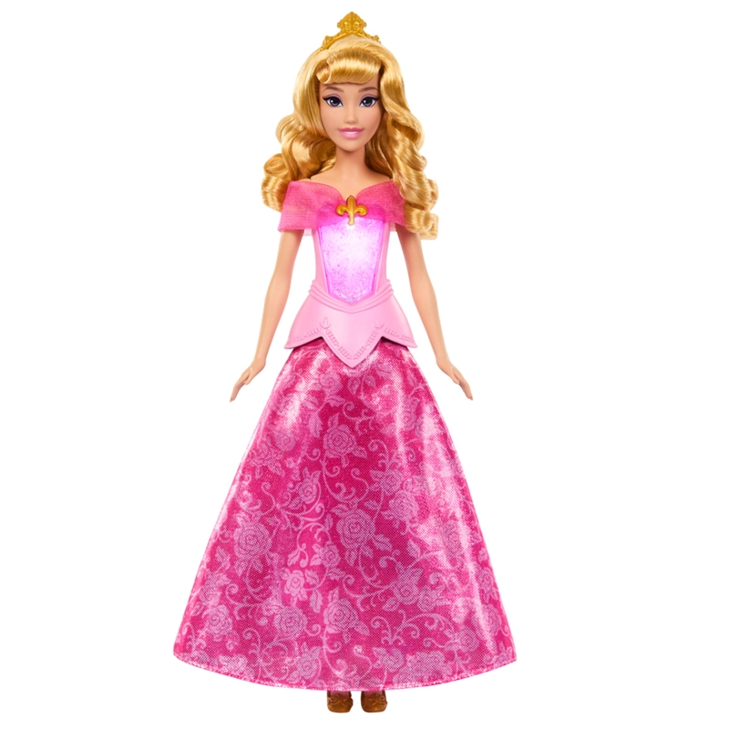 MUÑECA DISNEY PRINCESAS AURORA VESTIDO TRANSFORMABLE - 1