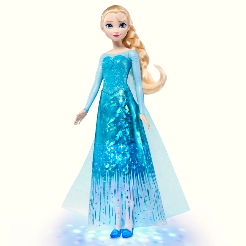 MUÑECA DISNEY PRINCESAS FROZEN ELSA CON LUCES Y SONIDO - 2