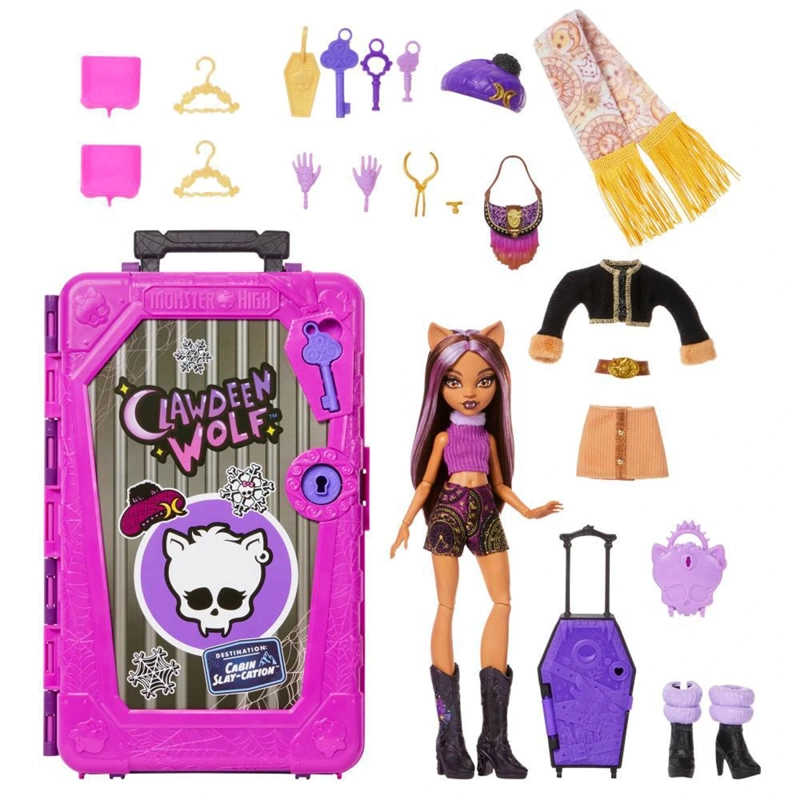MUÑECA MONSTER HIGH VACACIONES FABULOSAS EN CABAÑA - MODELO ALEATORIO - 9