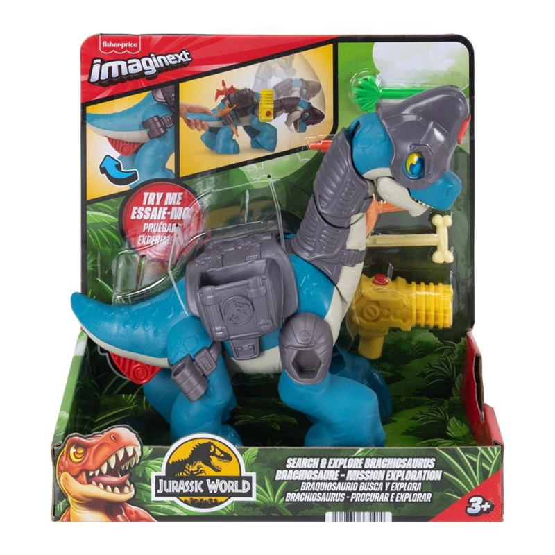 DINOSAURIO DE JUGUETE IMAGINEXT BRACHIOSAURUS  - 5