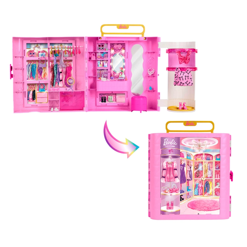 SET DE JUEGO BARBIE FASHIONISTA CLOSET DELUXE STYLE - 5