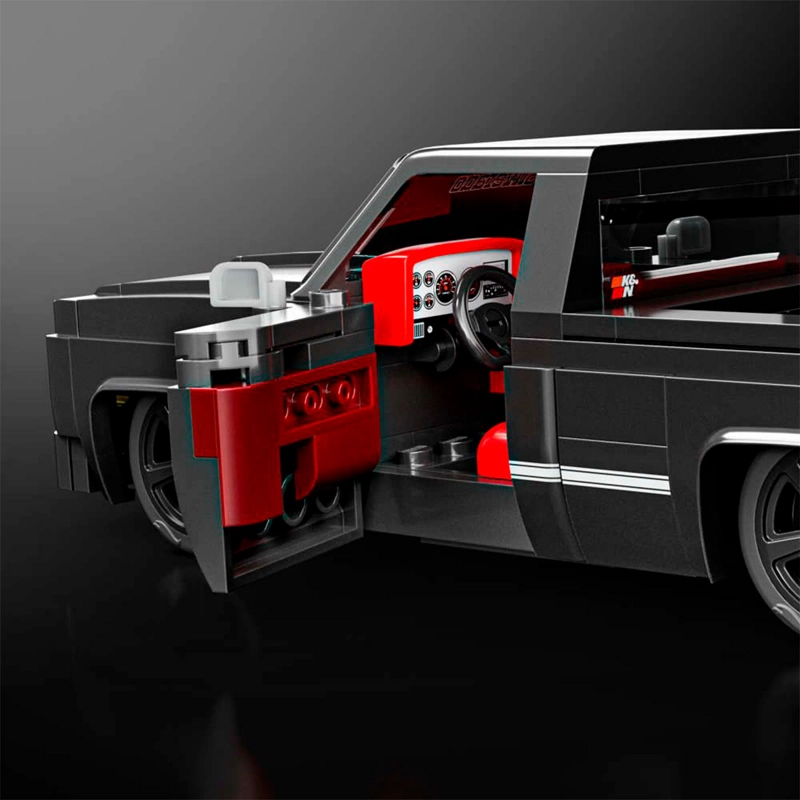 JUGUETE DE CONSTRUCCIÓN MATTEL BRICK SHOP SPEED '83 CHEVY SILVERADO - 5